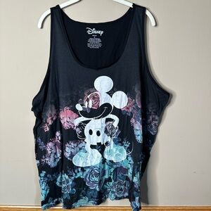 Disney Mickey Mouse Floral Tank Top